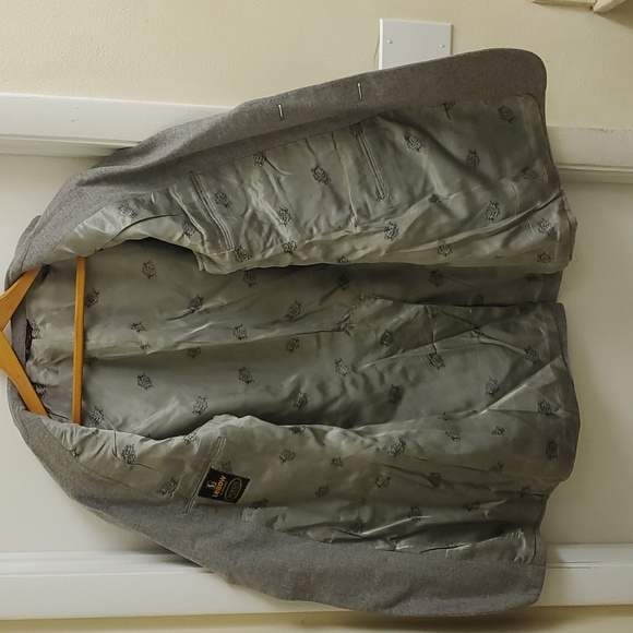 True vintage LEBOW Boyd's Philadelphia mens 100% cashmere blazer size 42 - Picture 4 of 16